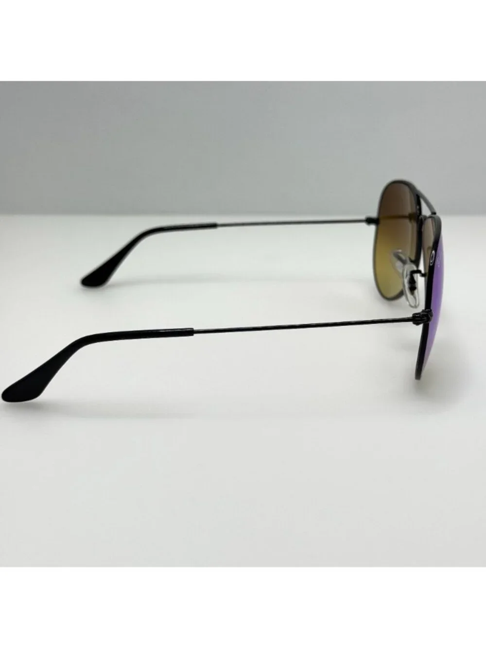Ray Ban Sunglasses RB 3025 002/4O Aviator Large Metal Black Italy 58-14-135